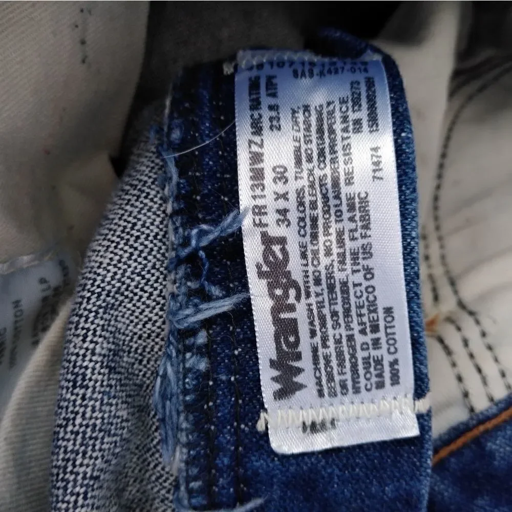 Wrangler flame resistant jeans